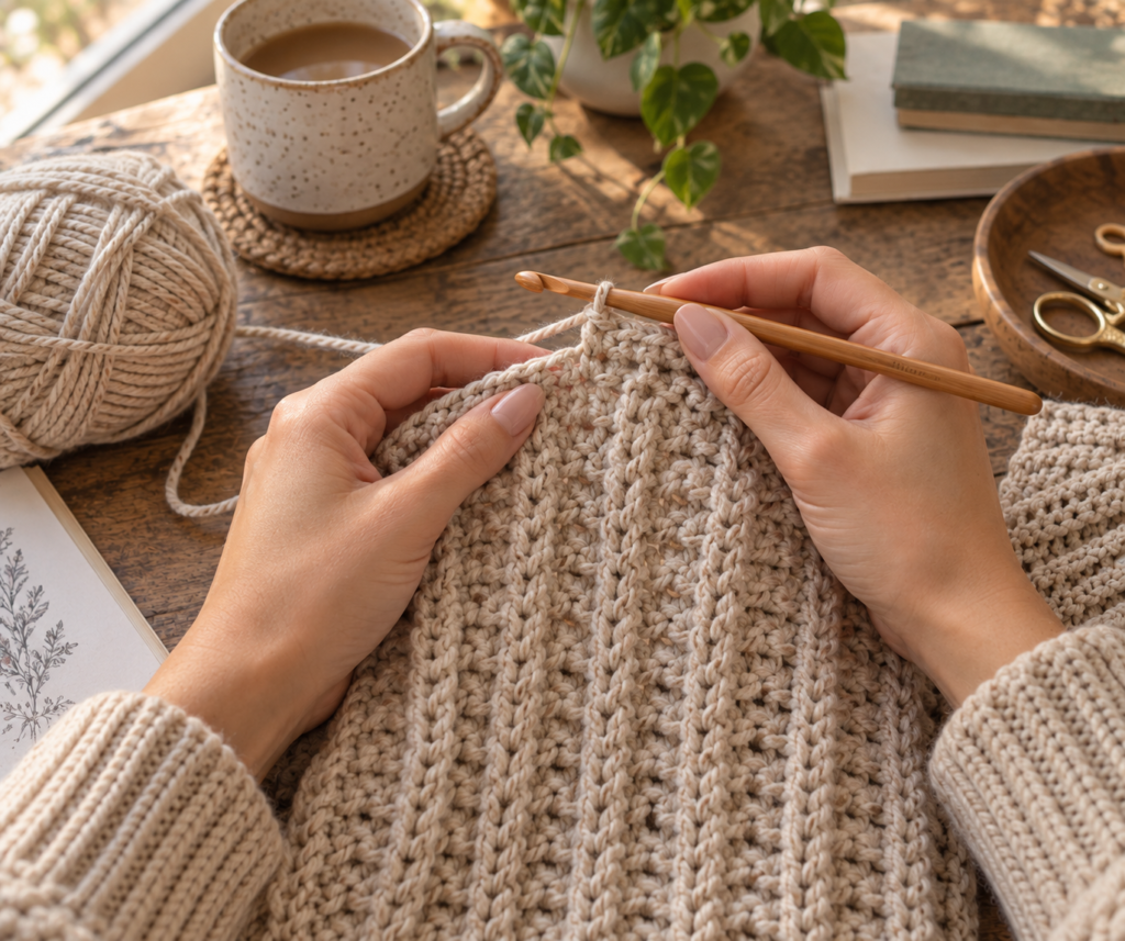easy crochet sweater patterns